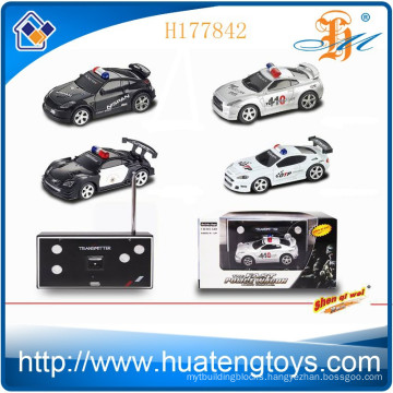 from shantou toys market r/c 1:58 scale radio control police car for sale